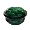 Foto de um(a) Antiga Caixa Art Deco Ingrid Malaquita Glass Heinrich Hoffma, da categoria de Cestos e Caixas. Malachite Glass. Ingrid Glass by Heinrich Hoffmann. Antiga caixa porta jóias em vidro artístico de malaquita, ou como... Vendido no marketplace Trésors.
