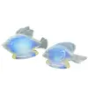 Foto de um(a) Antigo Par De Esculturas De Peixe Vidro Opalescente Sabino, da categoria de Escultura. Sabino Glass. Antigo par de esculturas artísticas em cristal francês opalescente. Peças ricamente lapidadas à mão. Com... Vendido no marketplace Trésors.
