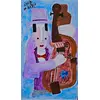 Foto de um(a) Nibbes, denominada "El Musicien", usando técnica acrílica sobre tela, medindo 52 x 32 cm, com linda moldura branca, da categoria de Pinturas. Obra original e assinada por Javier Álvaro Asfaduroff Nibbes (conhecido como Asfaduroff Nibbes ou Nibbe,ppintor uruguaio... Vendido no marketplace Trésors.