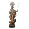 Foto de um(a) Antiga imagem sacra de São Joao Batista, da categoria de Objetos religiosos e espirituais. Escultura sacra brasileira de São João Batista, datada do século XIX (período de transição entre o Brasil Colonial e o... Vendido no marketplace Trésors.