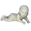 Foto de um(a) Antiga Escultura Bibelô Bebê Engatinhando Biscuit Alemão, da categoria de Escultura. Germany - Depose. Antigo bibelô feito a mão em Biscuit alemão, representando bebê engatinhando. Peça muito decorativa e... Vendido no marketplace Trésors.