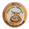 Foto de um(a) Prato Decorativo Peppo Cucina, Porto Alegre, 2016, da categoria de Pratos Decorativos. Prato em cerâmica com nome de restaurante da região sul do país. Peppo cucina, porto alegre, 2009 pintura à mão com design... Vendido no marketplace Trésors.