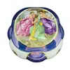 Foto de um(a) Antiga Grande Caixa Decorativa Porta Jóias Porcelana Bohemia, da categoria de Porta-Jóias. ARS Bohemia - Skakmary. Antiga e grande caixa decorativa, porta jóias em porcelana artística, decoração com lindas cenas... Vendido no marketplace Trésors.