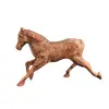 Foto de um(a) Escultura Equina, da categoria de Escultura. Escultura equina em técnica mista com pátina terracota envelhecida e base em madeira ebanizada. A: 22 cm L: 31 cm P: 9,5 cm... Vendido no marketplace Trésors.