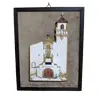 Foto de um(a) Fachada da Igreja Nossa Senhora do Brasil, Urca, Rio de Janeiro, Década de 1990, da categoria de Objetos de parede esculturais. Fachada da igreja nossa senhora do brasil, urca - rio de janeiro. Em gesso policromado com moldura em madeira e camurça... Vendido no marketplace Trésors.