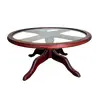 Foto de um(a) Mesa de centro em madeira nobre maciça, da categoria de Mesas de centro. Com design clássico e presença marcante, esta mesa de centro em madeira nobre é um verdadeiro destaque para a sala de estar.... Vendido no marketplace Trésors.