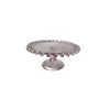 Foto de um(a) Suporte para bolo, da categoria de Suportes decorativos. Suporte para bolo em vidro rosé, 18 cm diâm:. Vendido no marketplace Trésors.