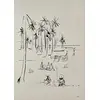 Foto de um(a) CARYBÉ, Coqueiros e Figuras, serigrafia 54 x37cm, assinada e datada 1961 na matriz, editada pela Editora Cultrix, sem moldura, da categoria de Serigrafia. Hector Julio Páride Bernabó, mundialmente conhecido pelo nome artístico Carybé (frequentemente grafado como Caribé), foi um... Vendido no marketplace Trésors.