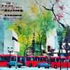 Foto de um(a) Série Curitibalismo: Praça Ozório, da categoria de Pinturas. Curitibalismo (s.m.): Ato de traduzir o cinza (talvez alguma cor), formas e pinceladas sobre o ritmo frio, o tempo nublado,... Vendido no marketplace Trésors.