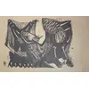 Foto de um(a) MARCELLO GRASSMANN - Xilogravura medindo 40,5 x 66 cm, não assinada, mas com chancela em relevo seco do ateliê de impressão Roberto Grassman, da categoria de Serigrafia. Marcelo Grassmann (São Simão, SP, 1925 - São Paulo, SP, 2013) foi um renomado gravador, desenhista, ilustrador e professor... Vendido no marketplace Trésors.