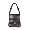 Foto de um(a) Bolsa Feminina Vintage Anos 70 Marrom Tiracolo Ajustável Rara Brechó, da categoria de Bolsas. Bolsa vintage original dos anos 70, usada, de brechó, em excelente estado de conservação para uma peça com mais de 50 anos.... Vendido no marketplace Trésors.