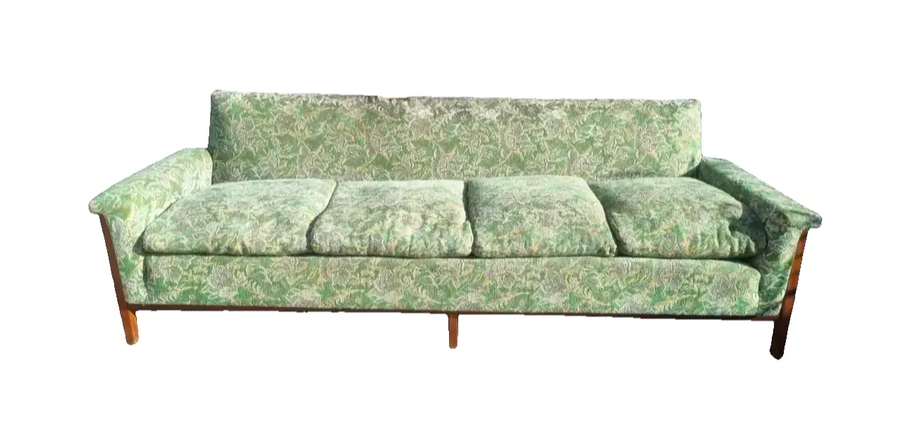 Foto de um(a) Sofá em caviuna - Carlo Fongaro, da categoria de Sofás. Raríssimo sofá de Carlo Fongaro, estado original de conservação, madeira caviuna, ajuda na catalogação da família do... Vendido no marketplace Trésors.