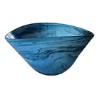 Foto de um(a) Antigo Cachepô Centro De Mesa Bowl Em Murano Azul Art Deco, da categoria de Cachepot. George Davidson Glass. Belíssimo centro de mesa em Murano artístico, técnica de trabalho marmorizado. Peça imponente, muito... Vendido no marketplace Trésors.