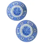 Foto de um(a) Antigo Par De Pratos Porcelana Inglesa Ridgway Azul E Branco, da categoria de Pratos Decorativos. Ridgway Porcelain. A família Ridgway foi uma das mais importantes dinastias que fabricavam a cerâmica de Staffordshire, com... Vendido no marketplace Trésors.