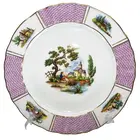 Foto de um(a) Antigo Prato Parede Decorativo Porcelana Limoges Bernardaud, da categoria de Pratos Decorativos. Antigo prato decorativo em porcelana francesa da famosa Limoges by Bernardaud. Pintado à mão com filetes de ouro. Impecável.... Vendido no marketplace Trésors.