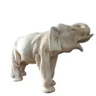 Foto de um(a) Antiga Grande Escultura Elefante Art Deco Faiança Tcheco (Usado), da categoria de Escultura. Grande escultura em faiança de procedência Czechoslovakia, representando elefante com a tromba levantada, que simboliza o... Vendido no marketplace Trésors.