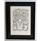 Foto de um(a) Diego Rivera, gravura 42 x 32 cm, com moldura e assinada à mão, da categoria de Serigrafia. Vendido no marketplace Trésors.