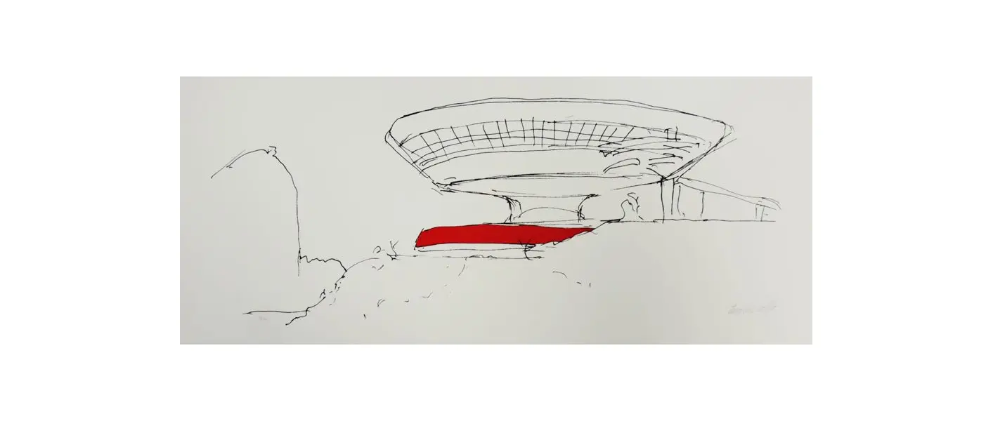 Foto de um(a) Museu de Arte Contemporanea Niterói 30 x 70 cm - Antonio Tavares Calló, da categoria de Serigrafia. Serigrafia original póstuma do artista Antonio Tavares Calló. Dimensões: Altura: 30 cm Largura: 70 cm Breve biografia do... Vendido no marketplace Trésors.