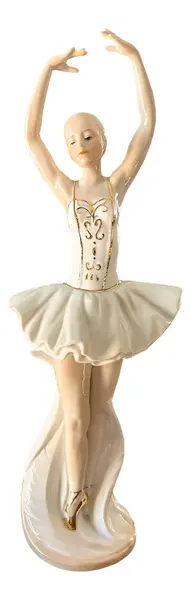 Foto de um(a) Antiga Escultura Bailarina Art Deco Porcelana Espanhola, da categoria de Escultura. ~ Os encantos de uma bailarina ~ Antiga e expressiva escultura em porcelana artística com filetes de ouro. Riqueza de... Vendido no marketplace Trésors.