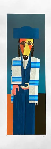 Foto de um(a) RABINO (100 X 36 CM) - Inos Corradin, da categoria de Serigrafia. Serigrafia original póstuma do artista Inos Corradin. Dimensões: Altura: 100 cm Largura: 36 cm Breve biografia do artista:... Vendido no marketplace Trésors.