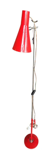 Foto de um(a) Luminária de Chão Josef Hůrka – Vermelha – Design Anos 60, da categoria de Luminárias de chão. Apresentamos uma peça indispensável para colecionadores e entusiastas do design do século XX: a icônica luminária de chão... Vendido no marketplace Trésors.