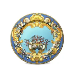 Foto de um(a) Prato Versace Les Trésors de la Mer, da categoria de Pratos Decorativos. Prato Versace Prato Les Tresors de la MerOs Tesouros do Mar, a riqueza da água e suas profundezas. Vendido no marketplace Trésors.