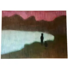 Foto de um(a) Quadro Lagoa Grande 2,00 x 2,70 OST - Mariannita Luzzati, da categoria de Pinturas. Quadro lindissimo de pintora brasileira renomada. Pintura oleo sobre tela. Vendido no marketplace Trésors.