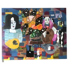 Foto de um(a) Quadro Asfaduroff Nibbes, Carnaval Bloco de Saquarema, da categoria de Pinturas. Quadro Asfaduroff Nibbes, Carnaval Bloco de SaquaremaDimensõesAltura: 80 cmLargura: 100 cmAST, ACSE, 2023. Vendido no marketplace Trésors.