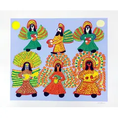 Foto de um(a) ABRE ALAS (80 x 70 cm) - Antonio Poteiro, da categoria de Serigrafia. Serigrafia original póstuma do artista Antonio Poteiro. Dimensões: Altura: 80 cm Largura: 70 cm Breve biografia do artista:... Vendido no marketplace Trésors.