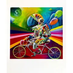 Foto de um(a) ASTRONAUTA 89 X 85 CM - Alemão Arte, da categoria de Serigrafia. Serigrafia original póstuma do artista Alemão Arte. Dimensões: Altura: 89 cm Largura: 85 cm Breve biografia do artista:... Vendido no marketplace Trésors.