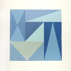 Foto de um(a) AZUL 3 70 X 70 CM - Antonio Peticov, da categoria de Serigrafia. Serigrafia original póstuma do artista Antonio Peticov. Dimensões: Altura: 70 cm Largura: 70 cm Breve biografia do artista:... Vendido no marketplace Trésors.