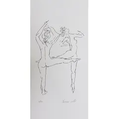 Foto de um(a) BALLET (70 X 40 CM) - Antonio Tavares Calló, da categoria de Serigrafia. Serigrafia original póstuma do artista Antonio Tavares Calló. Dimensões: Altura: 70 cm Largura: 40 cm Breve biografia do... Vendido no marketplace Trésors.