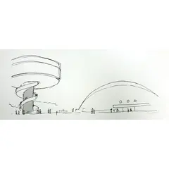 Foto de um(a) CENTRO CULTURAL OSCAR NIEMEYER 30x70 cm - Antonio Tavares Calló, da categoria de Serigrafia. Serigrafia original póstuma do artista Antonio Tavares Calló. Dimensões: Altura: 70 cm Largura: 40 cm Breve biografia do... Vendido no marketplace Trésors.