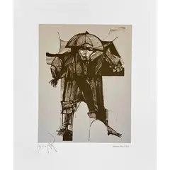 Foto de um(a) Cangaceiro Valente (35 x 30 cm) (PM) - Aldemir Martins, da categoria de Serigrafia. Serigrafia original póstuma do artista Aldemir Martins. Dimensões: Altura: 35 cm Largura: 30 cm Breve biografia do artista:... Vendido no marketplace Trésors.