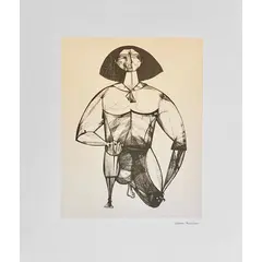 Foto de um(a) Cangaceiro de Joelhos (35 x 30 cm) (PM) - Aldemir Martins, da categoria de Serigrafia. Serigrafia original póstuma do artista Aldemir Martins. Dimensões: Altura: 35 cm Largura: 30 cm Breve biografia do artista:... Vendido no marketplace Trésors.