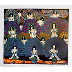 Foto de um(a) CARNAVAL 70 x 80 cm - Antonio Poteiro, da categoria de Serigrafia. Serigrafia original póstuma do artista Antonio Poteiro. Dimensões: Altura: 70 cm Largura: 80 cm Breve biografia do artista:... Vendido no marketplace Trésors.
