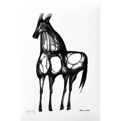 Foto de um(a) Cavalo PB (50 x 35 cm) (PM) - Aldemir Martins, da categoria de Serigrafia. Serigrafia original póstuma do artista Aldemir Martins. Dimensões: Altura: 50 cm Largura: 35 cm Breve biografia do artista:... Vendido no marketplace Trésors.