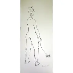 Foto de um(a) COM O CACHORRINHO (70 X 40 CM) - Antonio Tavares Calló, da categoria de Serigrafia. Serigrafia original póstuma do artista Antonio Tavares Calló. Dimensões: Altura: 70 cm Largura: 40 cm Breve biografia do... Vendido no marketplace Trésors.