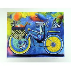 Foto de um(a) EM BUSCA DA FELICIDADE 50 X 70 CM - Alemão Arte, da categoria de Serigrafia. Serigrafia original póstuma do artista Alemão Arte. Dimensões: Altura: 50 cm Largura: 70 cm Breve biografia do artista:... Vendido no marketplace Trésors.