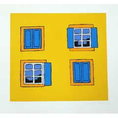 Foto de um(a) FACHADA Amarela 2018 (30 x 35 cm) - Carlos Furtado, da categoria de Serigrafia. Serigrafia original póstuma do artista Carlos Furtado. Dimensões: Altura: 30 cm Largura: 35 cm Breve biografia do artista:... Vendido no marketplace Trésors.