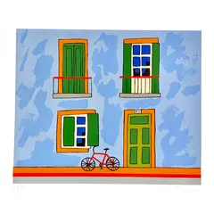Foto de um(a) FACHADA Azul Green (30 x 35 cm) - Carlos Furtado, da categoria de Serigrafia. Serigrafia original póstuma do artista Carlos Furtado. Dimensões: Altura: 30 cm Largura: 35 cm Breve biografia do artista:... Vendido no marketplace Trésors.