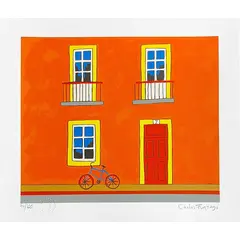Foto de um(a) FACHADA Coral (30 x 35 cm) - Carlos Furtado, da categoria de Serigrafia. Serigrafia original póstuma do artista Carlos Furtado. Dimensões: Altura: 30 cm Largura: 35 cm Breve biografia do artista:... Vendido no marketplace Trésors.
