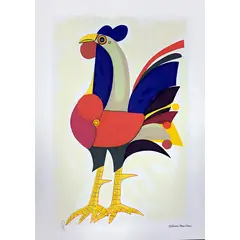 Foto de um(a) Galo Color 70 x 50 (PM) - Aldemir Martins, da categoria de Serigrafia. Serigrafia original póstuma do artista Aldemir Martins. Dimensões: Altura: 70 cm Largura: 50 cm Breve biografia do artista:... Vendido no marketplace Trésors.