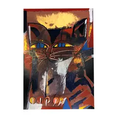 Foto de um(a) Gato Marrom 50 x 70 cm (PM) - Aldemir Martins, da categoria de Serigrafia. Serigrafia original póstuma do artista Aldemir Martins. Dimensões: Altura: 50 cm Largura: 70 cm Breve biografia do artista:... Vendido no marketplace Trésors.