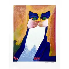 Foto de um(a) Gato Sentado 65 x 50 cm (PM) - Aldemir Martins, da categoria de Serigrafia. Serigrafia original póstuma do artista Aldemir Martins. Dimensões: Altura: 65 cm Largura: 50 cm Breve biografia do artista:... Vendido no marketplace Trésors.