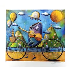 Foto de um(a) HOJE TEM VIOLÃO E TEMPO BOM 50 x 70 cm - Alemão Arte, da categoria de Serigrafia. Serigrafia original póstuma do artista Alemão Arte. Dimensões: Altura: 50 cm Largura: 70 cm Breve biografia do artista:... Vendido no marketplace Trésors.