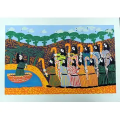 Foto de um(a) JESUS E OS 12 APÓSTOLOS - Antonio Poteiro, da categoria de Serigrafia. Serigrafia original póstuma do artista Antonio Poteiro. Dimensões: Altura: 50 cm Largura: 70 cm Breve biografia do artista:... Vendido no marketplace Trésors.