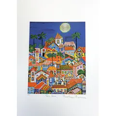 Foto de um(a) LUA CHEIA (50x35 cm) - Bárbara Xumaia, da categoria de Serigrafia. Serigrafia original póstuma do artista Bárbara Xumaia. Dimensões: Altura: 82 cm Largura: 70 cm Breve biografia do artista:... Vendido no marketplace Trésors.