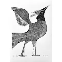 Foto de um(a) Pássaro PB (50 x 35 cm) (PM) - Aldemir Martins, da categoria de Serigrafia. Serigrafia original póstuma do artista Aldemir Martins. Dimensões: Altura: 50 cm Largura: 35 cm Breve biografia do artista:... Vendido no marketplace Trésors.