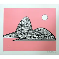 Foto de um(a) Pão de Açucar bolinhas fundo rosa 30 X 35 cm - Carlos Furtado, da categoria de Serigrafia. Serigrafia original póstuma do artista Carlos Furtado. Dimensões: Altura: 30 cm Largura: 35 cm Breve biografia do artista:... Vendido no marketplace Trésors.